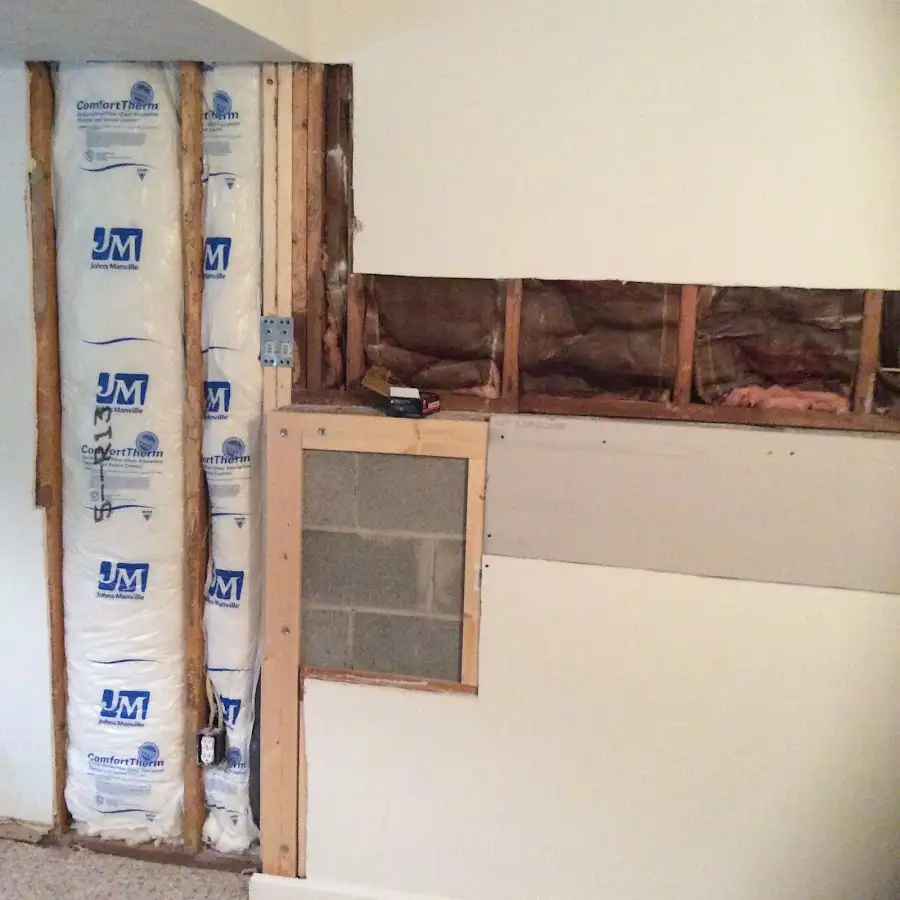 Wall insulation replacement during Odor Removal & Deodorization in Winfield